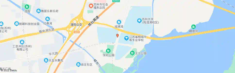 苏州相城区职教中心_公交站地图_苏州公交_妙搜公交查询2025
