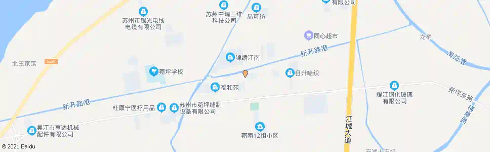 苏州创业路_公交站地图_苏州公交_妙搜公交查询2025