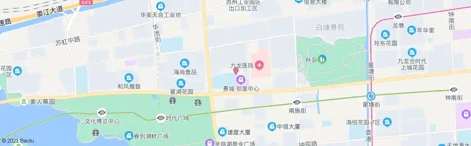 苏州中央景城_公交站地图_苏州公交_妙搜公交查询2025