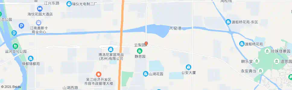 苏州庞东路云梨路口_公交站地图_苏州公交_妙搜公交查询2025