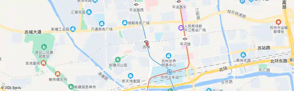 苏州苏锦二村东_公交站地图_苏州公交_妙搜公交查询2025