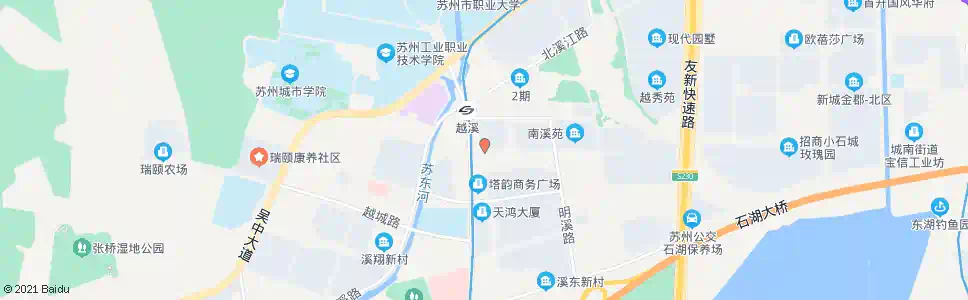 苏州吴中商务中心东_公交站地图_苏州公交_妙搜公交查询2025