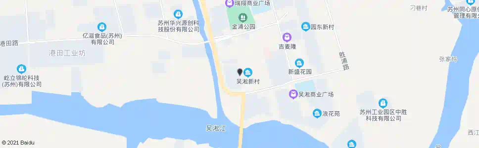 苏州吴淞幼儿园(南行)_公交站地图_苏州公交_妙搜公交查询2025