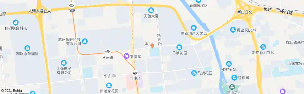 苏州高新国际汽车城_公交站地图_苏州公交_妙搜公交查询2025