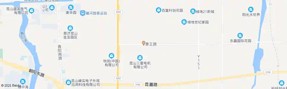 苏州景王路金沙江路_公交站地图_苏州公交_妙搜公交查询2025