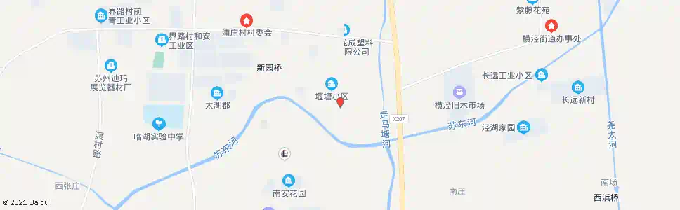 苏州浦庄开发区_公交站地图_苏州公交_妙搜公交查询2025
