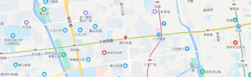 苏州桐泾北路站_公交站地图_苏州公交_妙搜公交查询2025