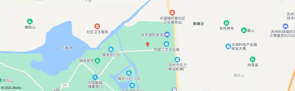苏州光福第二小学_公交站地图_苏州公交_妙搜公交查询2025
