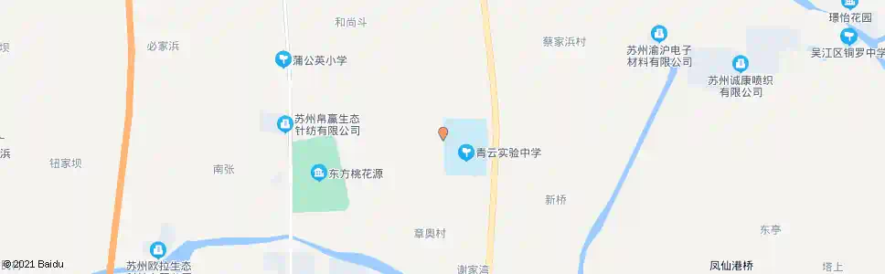 苏州青云实验中学_公交站地图_苏州公交_妙搜公交查询2025