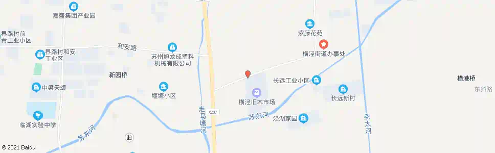 苏州横泾蟹市场北_公交站地图_苏州公交_妙搜公交查询2025
