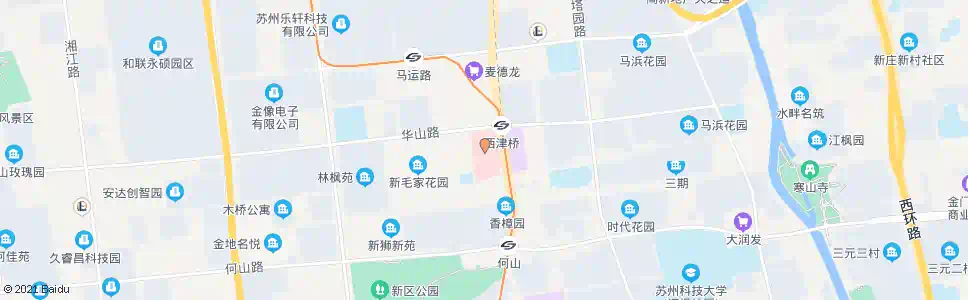 苏州高新区人民医院_公交站地图_苏州公交_妙搜公交查询2025