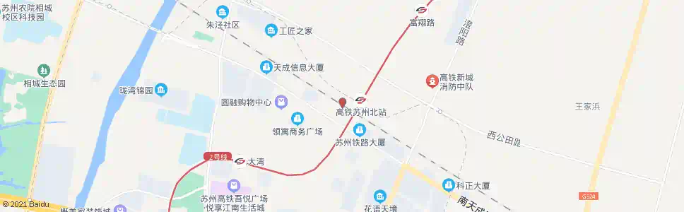 苏州安杨路华侨路北_公交站地图_苏州公交_妙搜公交查询2025