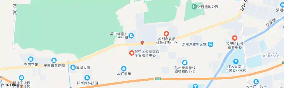 苏州吴中科技园_公交站地图_苏州公交_妙搜公交查询2025
