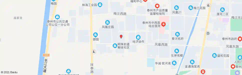 泰州泰州软件园_公交站地图_泰州公交_妙搜公交查询2025