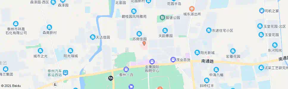 泰州泰州第四人民医院东_公交站地图_泰州公交_妙搜公交查询2025