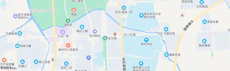 泰州莲花五号区南门_公交站地图_泰州公交_妙搜公交查询2025