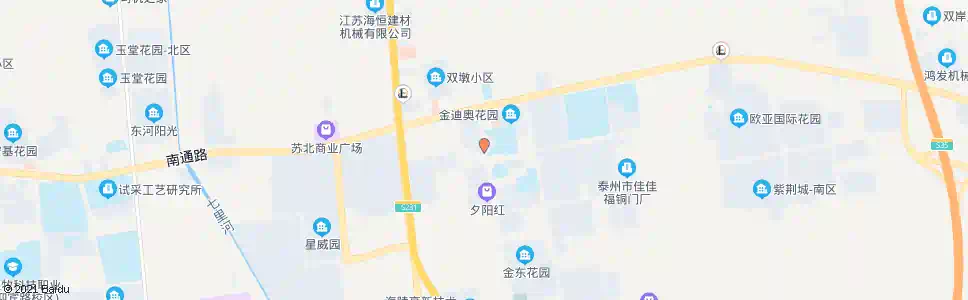 泰州京泰路街道办事处(永吉路)_公交站地图_泰州公交_妙搜公交查询2025