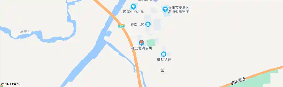 泰州祥云北海公寓_公交站地图_泰州公交_妙搜公交查询2025