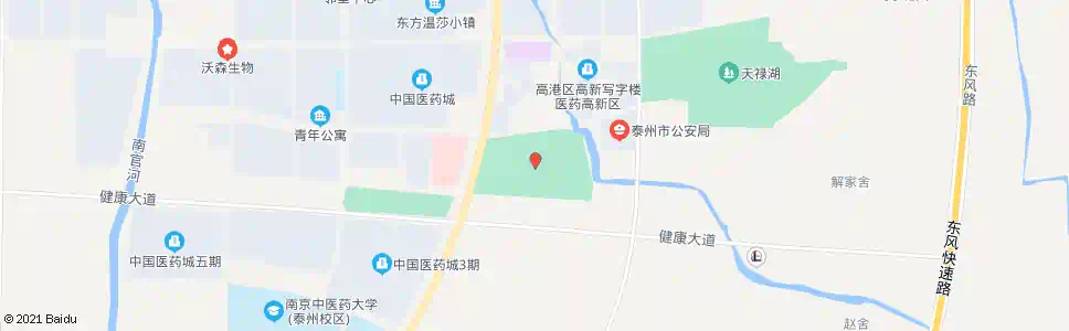 泰州中国医药城会展中心_公交站地图_泰州公交_妙搜公交查询2025