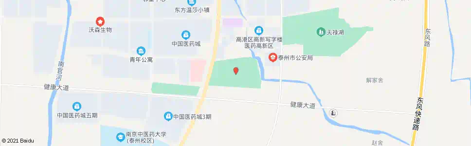 泰州中国医药城会展交易中心_公交站地图_泰州公交_妙搜公交查询2025