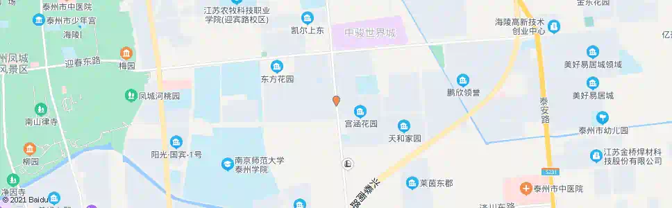 泰州东方名邸_公交站地图_泰州公交_妙搜公交查询2025