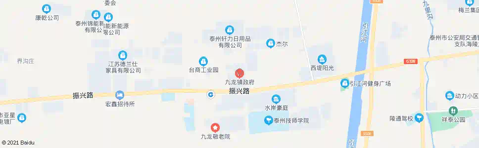 泰州九龙镇政府_公交站地图_泰州公交_妙搜公交查询2025
