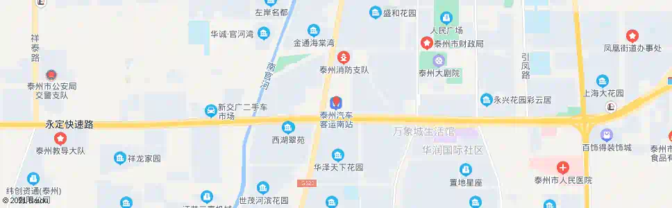 泰州汽车站东_公交站地图_泰州公交_妙搜公交查询2025