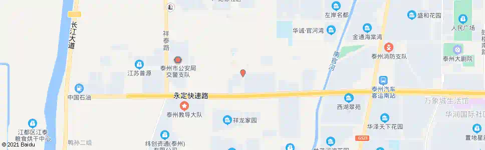 泰州永定路口_公交站地图_泰州公交_妙搜公交查询2025