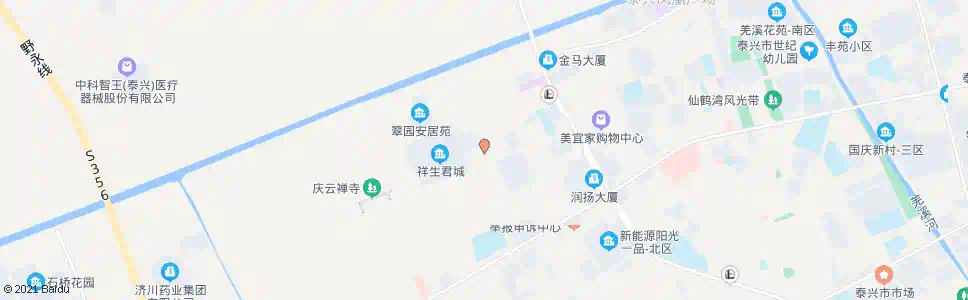 泰州海阳东路首末站_公交站地图_泰州公交_妙搜公交查询2025