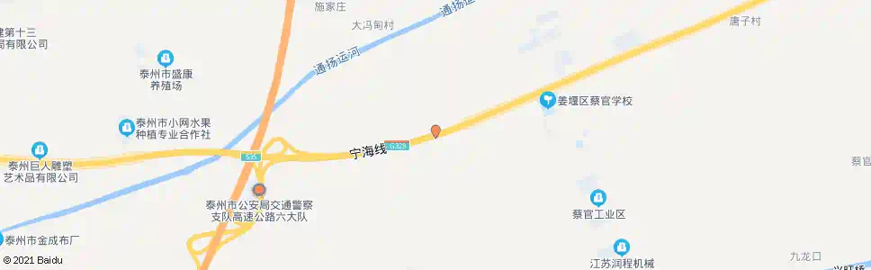 泰州葛庄桥西_公交站地图_泰州公交_妙搜公交查询2025