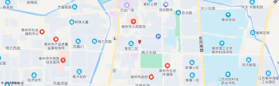 泰州莲花二号区东门_公交站地图_泰州公交_妙搜公交查询2025