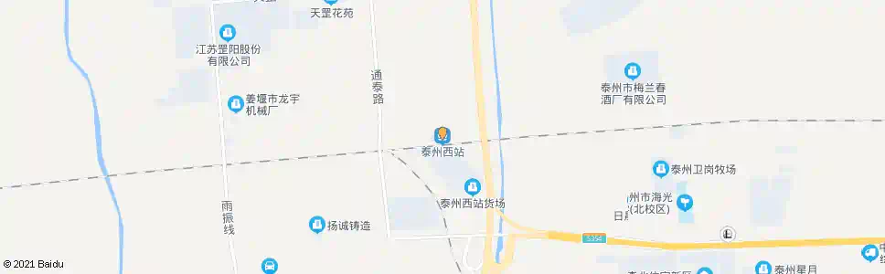 泰州西仓桥东_公交站地图_泰州公交_妙搜公交查询2025