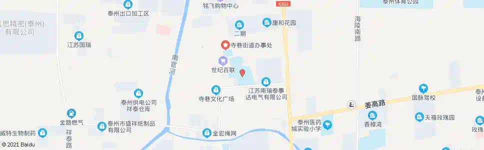 泰州实验学校_公交站地图_泰州公交_妙搜公交查询2025