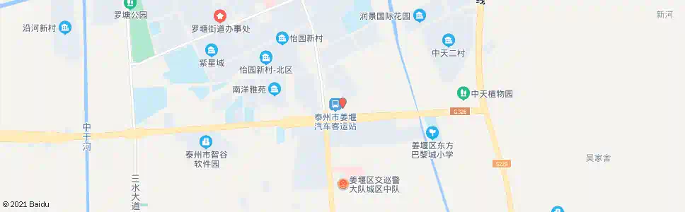 泰州江都客运总站(长江东路)_公交站地图_泰州公交_妙搜公交查询2025
