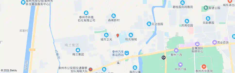 泰州田家炳中学_公交站地图_泰州公交_妙搜公交查询2025