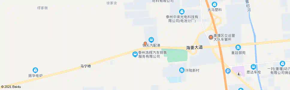 泰州小缪车行_公交站地图_泰州公交_妙搜公交查询2025