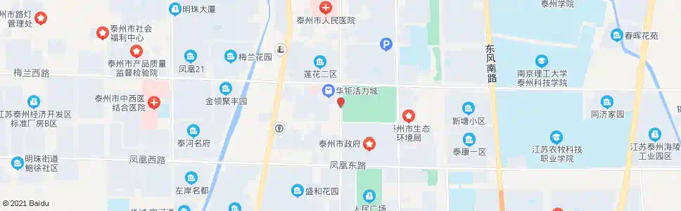泰州莲花三号区东门_公交站地图_泰州公交_妙搜公交查询2025