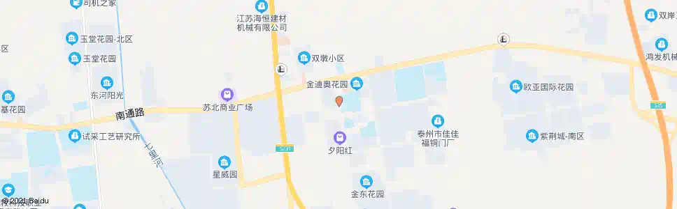 泰州京泰路街道办(永吉路)_公交站地图_泰州公交_妙搜公交查询2025