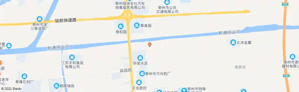 泰州九里桥_公交站地图_泰州公交_妙搜公交查询2025