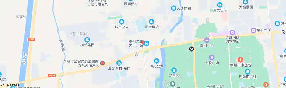 泰州泰州汽车西站_公交站地图_泰州公交_妙搜公交查询2025