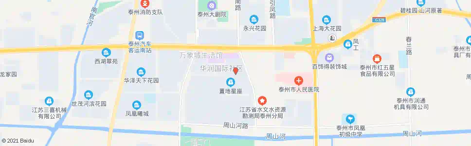 泰州华润一期_公交站地图_泰州公交_妙搜公交查询2025