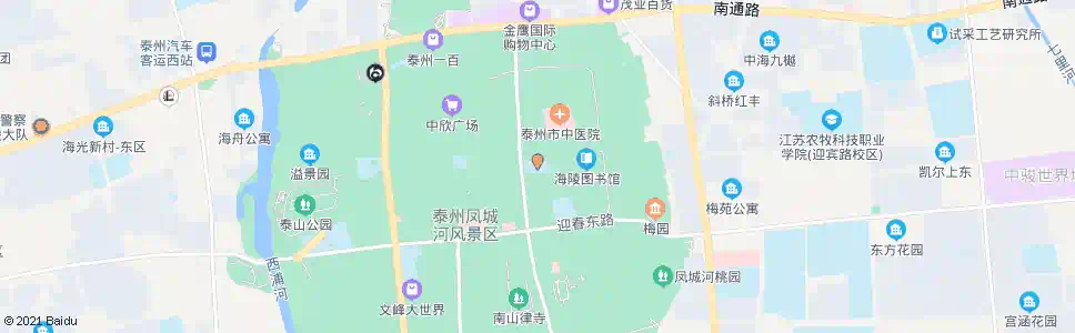 泰州鼓楼路小学_公交站地图_泰州公交_妙搜公交查询2025