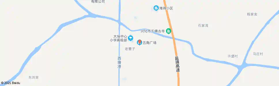 泰州五角广场_公交站地图_泰州公交_妙搜公交查询2025