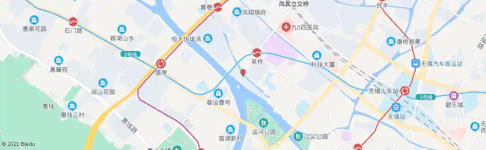 无锡霞美路_公交站地图_无锡公交_妙搜公交查询2025