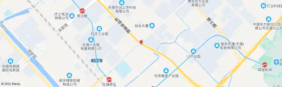 无锡新华路(机场路)_公交站地图_无锡公交_妙搜公交查询2025