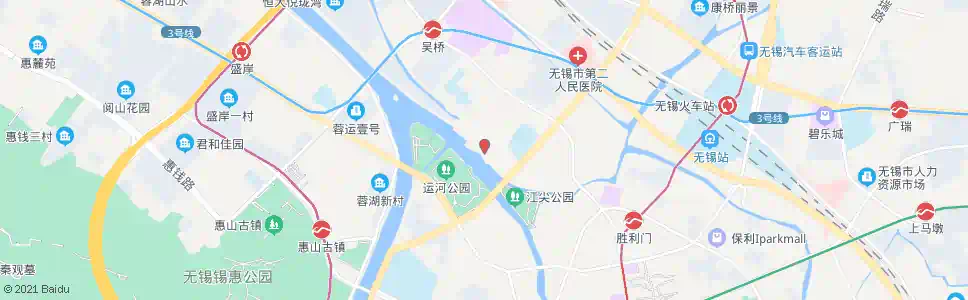 无锡三里桥_公交站地图_无锡公交_妙搜公交查询2025