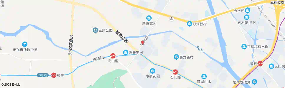 无锡盛岸西路(钱皋路)_公交站地图_无锡公交_妙搜公交查询2025