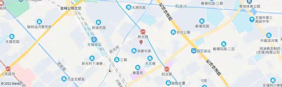 无锡长江国际花园_公交站地图_无锡公交_妙搜公交查询2025