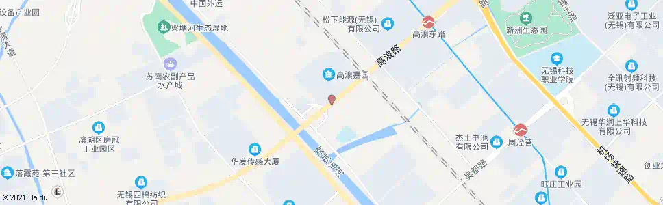 无锡高浪大桥东(高浪家园)_公交站地图_无锡公交_妙搜公交查询2025