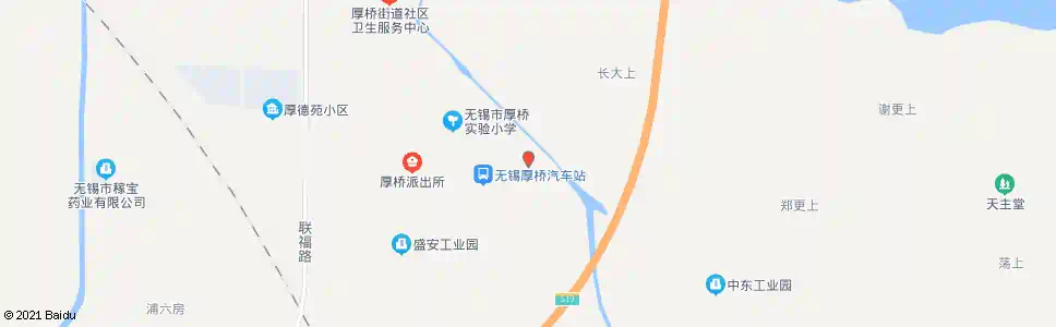 无锡厚桥(利龙离心机械厂)_公交站地图_无锡公交_妙搜公交查询2025